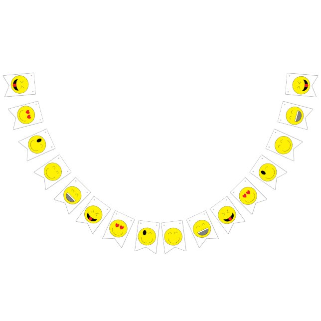 Emojis Party Bunting Banner (All)