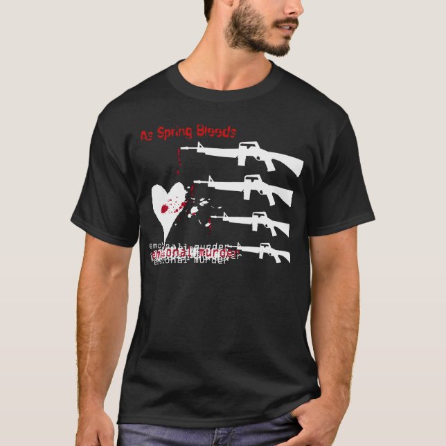 emomurder, As Spring Bleeds T-Shirt (Front)