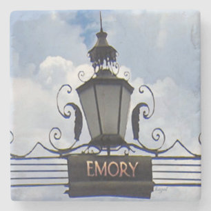 Emory Lantern Decatur GA Marble Stone Coaster. Stone Coaster