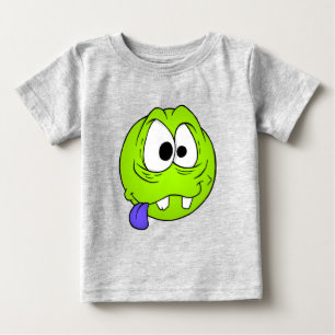 Emote Face Baby Fine Jersey T-Shirt