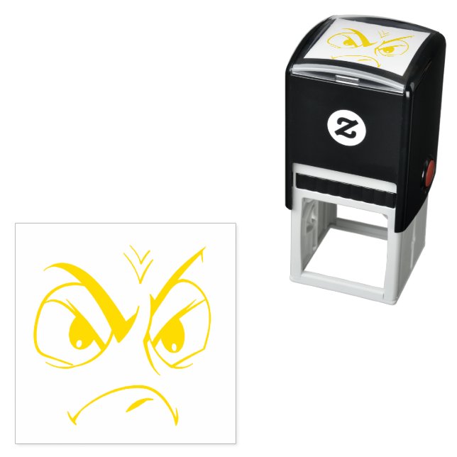 Emotican Face  Self-inking Stamp (In Situ)
