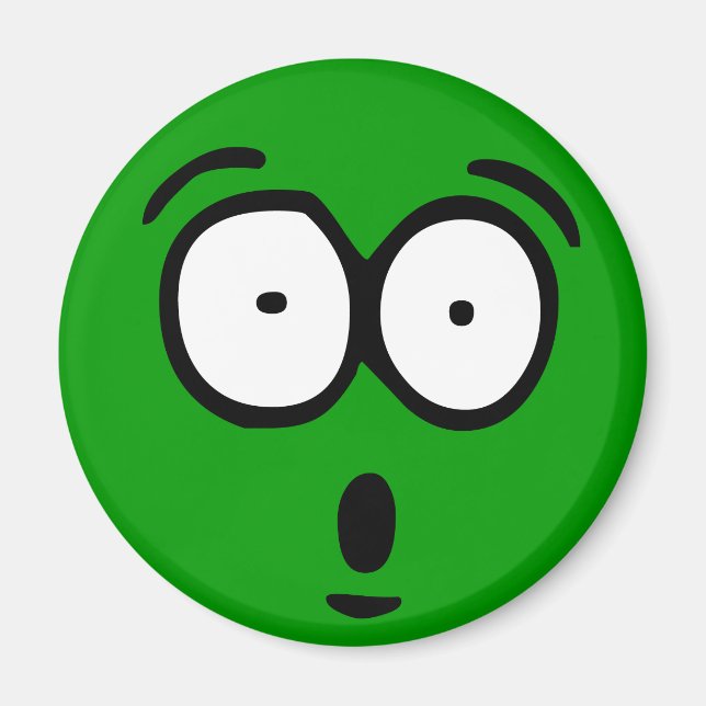 Emoticon Customisable Background Magnet (Front)