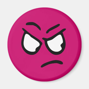Emoticon Customisable Background Magnet