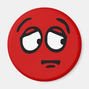 Emoticon Customisable Background Magnet