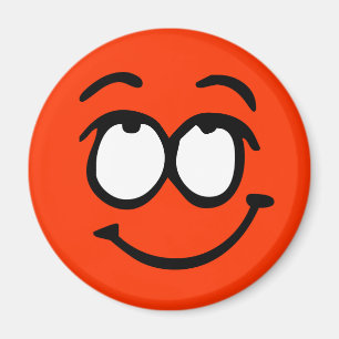 Emoticon Customisable Background Magnet