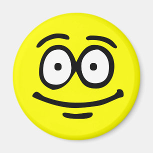 Emoticon Customisable Background Magnet
