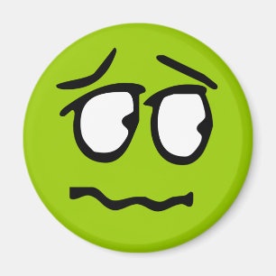 Emoticon Customisable Background Magnet