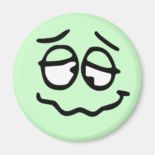 Emoticon Customisable Background Magnet