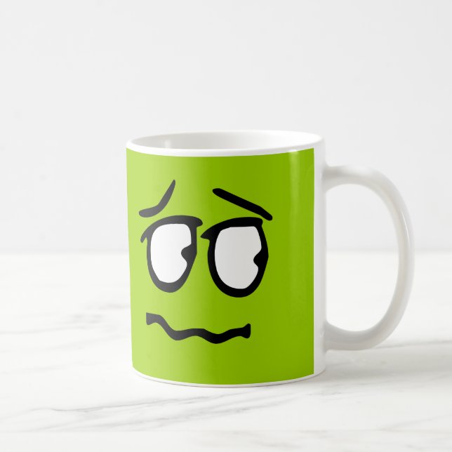 Emoticon Customisable Background Mug (Right)