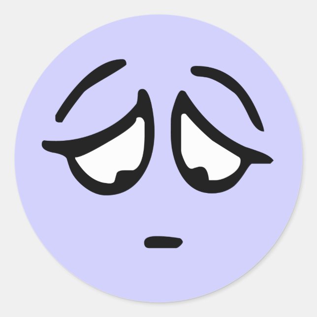 Emoticon Customisable Background Sticker (Front)