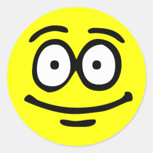 Emoticon Customisable Background Sticker