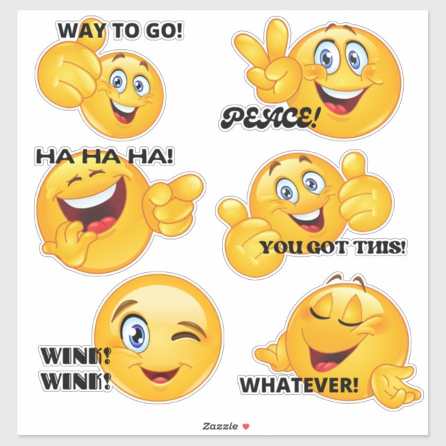 Emoticon Face Expressions Emoji (Sheet)