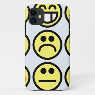 emoticon happy face iPhone 11 case