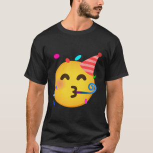 Emoticon Partying Face Birthday T-Shirt