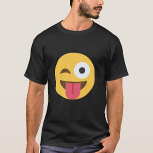 Emoticon winking face with tongue T-Shirt
