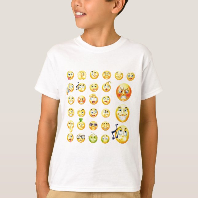 Emoticons T-Shirt (Front)