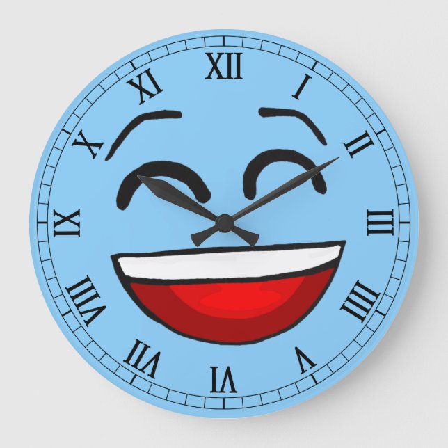 emotion blue large clock (Front)