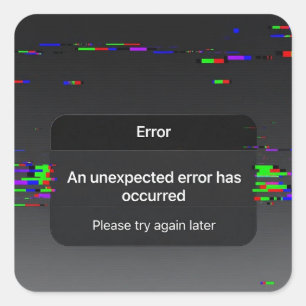 Emotion.exe Error Popup Sticker Tech Meme AI Humou