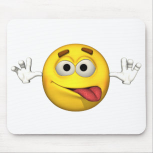 Emotion Guy - Tongue Out Mousepad