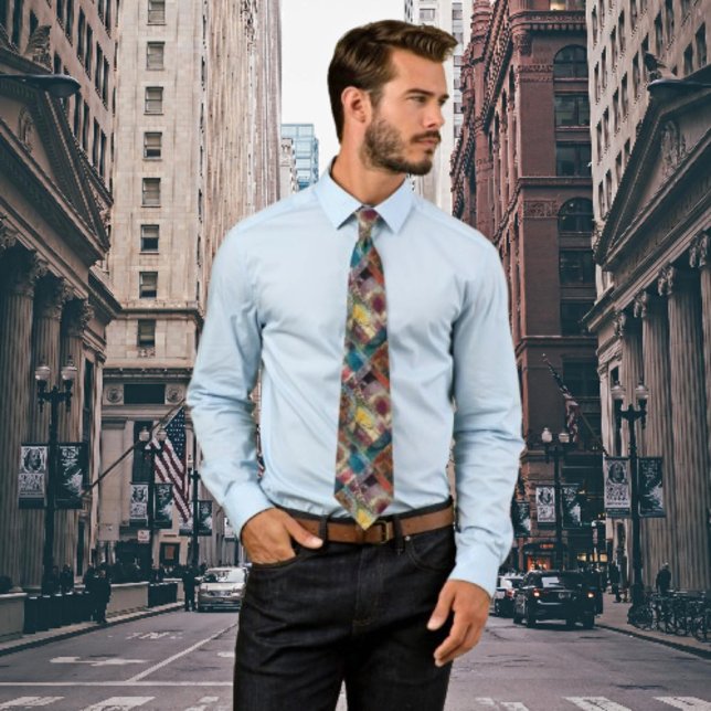 Emotion in Every Knot - Paul Klee Abstract Tie (Creator Uploaded)