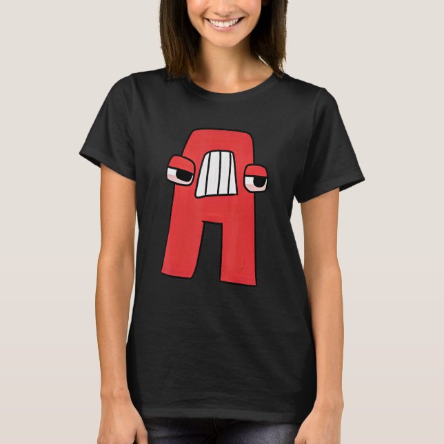 Emotion Letter A Alphabet Lore T-Shirt (Front)