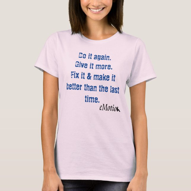 eMotion Long Sleeve Women's T-Shirt (Front)