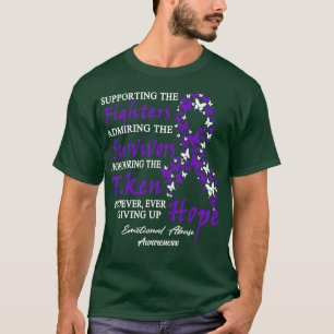 Emotional Abuse Awareness Supporting The Fighters T-Shirt