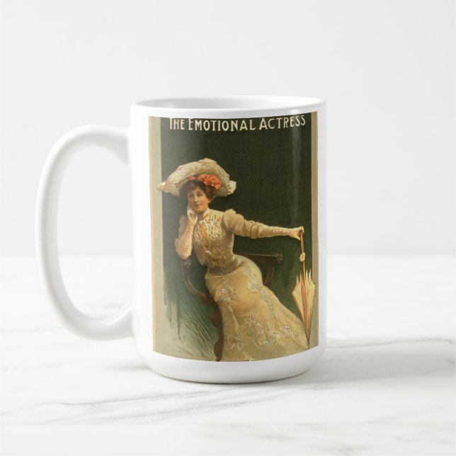 Emotional Actress 1906 Coffee Mug (Left)