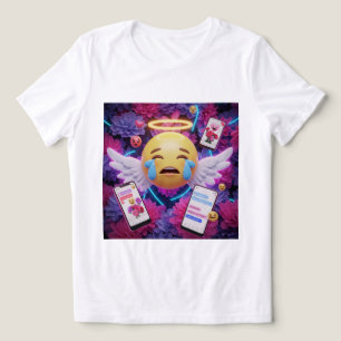 Emotional Angel Emoji Tee 🥺💖