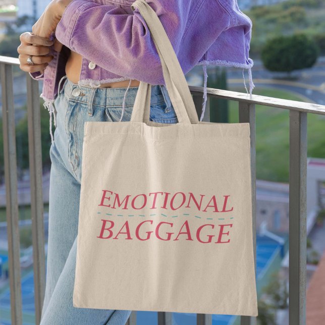 Emotional Baggage Large Tote Bag (Creator Uploaded)