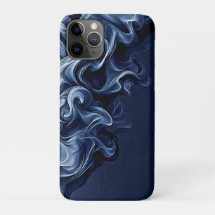Emotional Blue Smoke Art iPhone 11 Pro Case