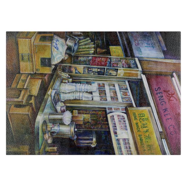 Emotional Charged forces of Light Cutting Board (Front)