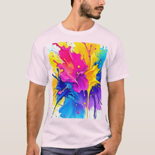Emotional Colour Splash Art T-Shirt