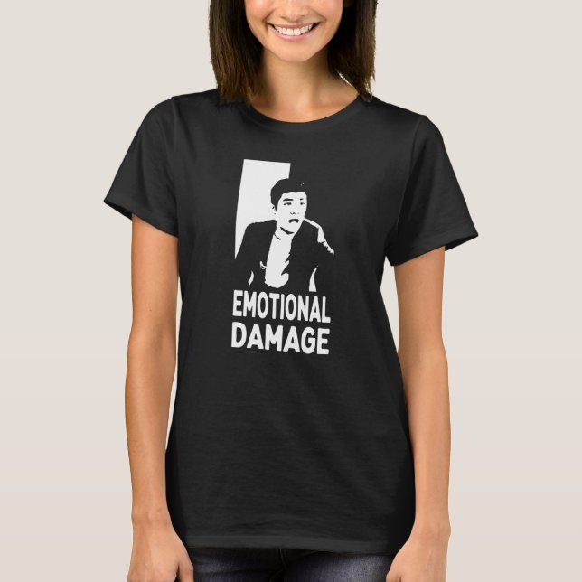 Emotional Damage Meme Asian guy silhouette T-Shirt (Front)
