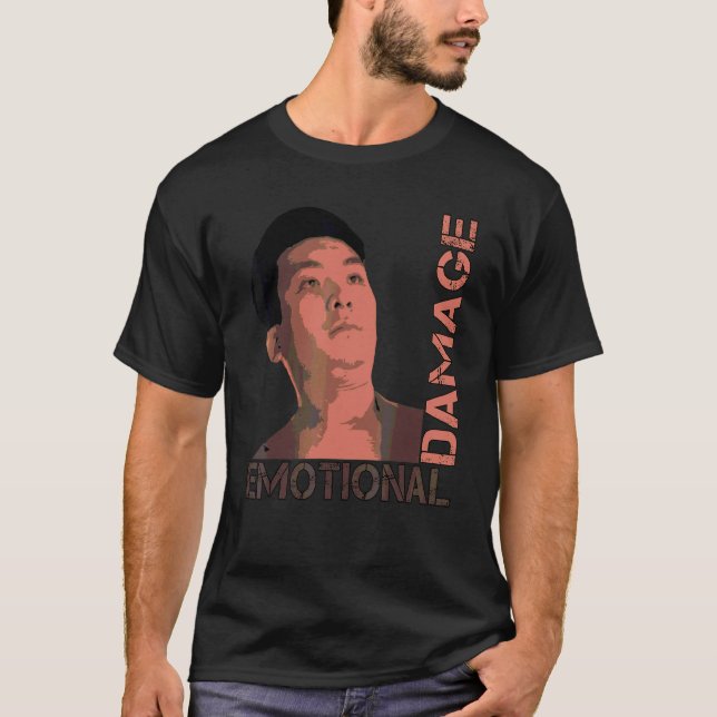 Emotional Damage Meme  Steven He  Meme Quote T-Shirt (Front)