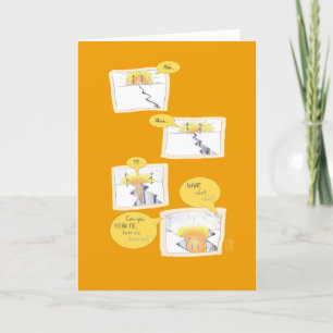 Emotional Disconnect on Orange Relationship Card