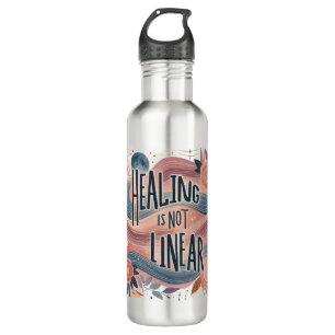 Emotional growth design with healing journey vibe 710 ml water bottle