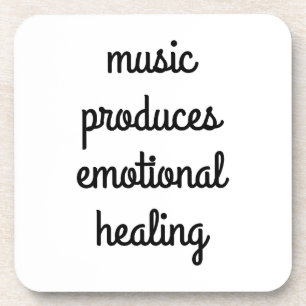 Emotional Healing Hard Plastic Coaster