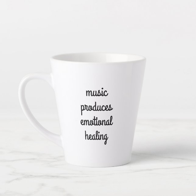 Emotional Healing Latte Mug (Left)