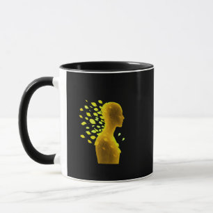 Emotional Healing Silhouette • Petal Release Mug