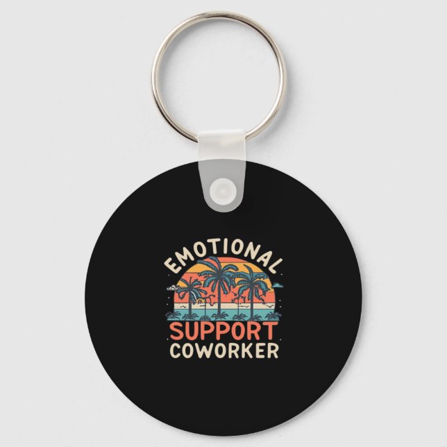 Emotional Help Co-Worker Essential Key Ring (Front)