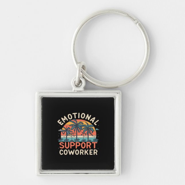 Emotional Help Co-Worker Essential Key Ring (Front)