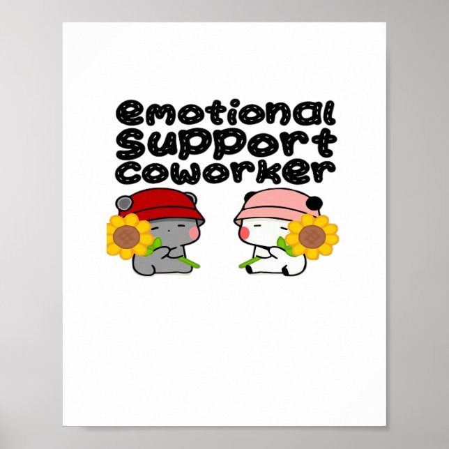 Emotional Help Coworker Classic Poster (Front)