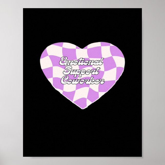 Emotional Help Coworker Classic Poster (Front)