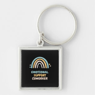 Emotional Help Coworker Classic Viral Meme and Chi Key Ring