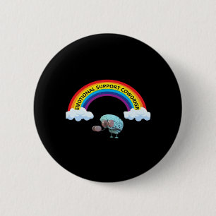 Emotional Help Coworker, Coworkers, Emotional Supp 6 Cm Round Badge