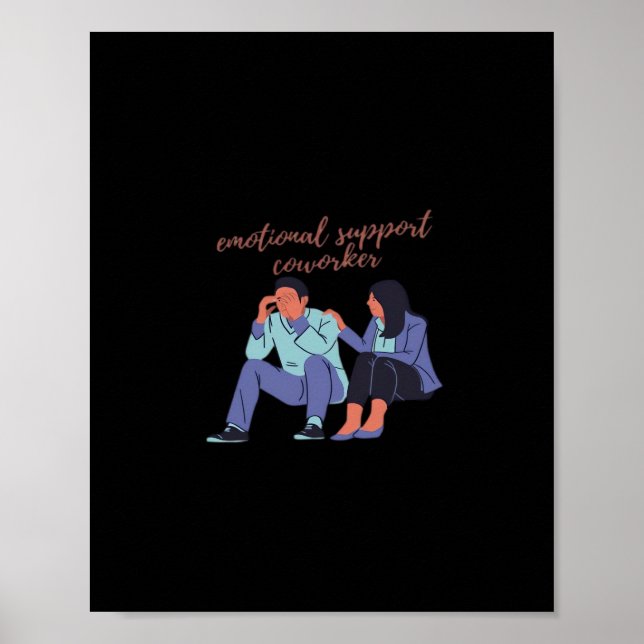 Emotional Help Coworker Essential Poster (Front)