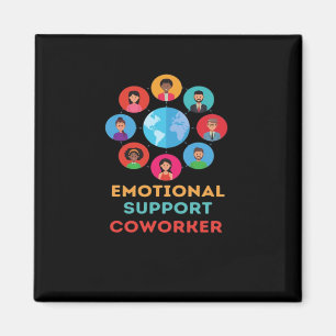 Emotional Help Coworker For Meme Trend Magnet