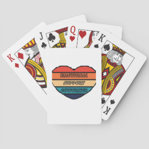 Emotional Help Coworker Funny Playing Cards