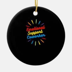Emotional Help Coworker Gifts For Work Bestie Clas Ceramic Tree Decoration
